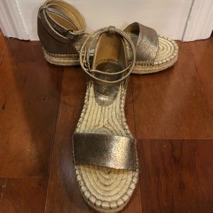 Gold Splendid Sandals